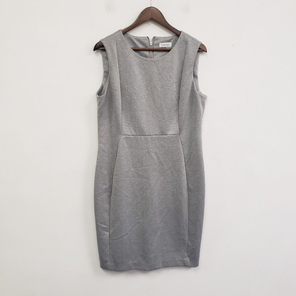 Calvin Klein Gray Mini Dress